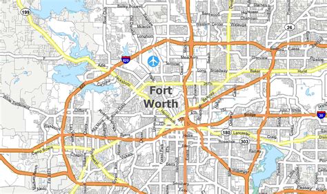 fort worth distance|google map fort worth.